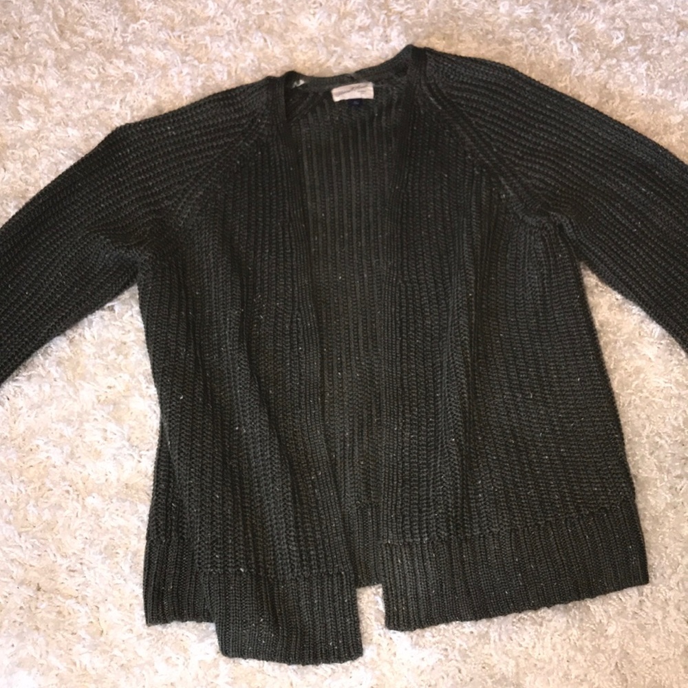 Loose Fit Dark Green Cardigan.